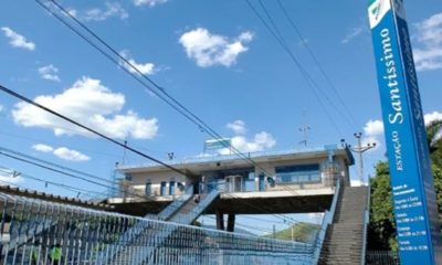 estação de trem em santíssimo