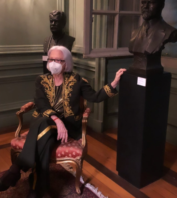 Fernanda Montenegro na posse na Academia Brasileira de Letras