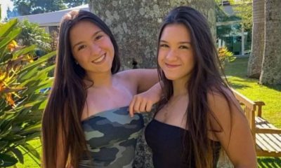 Marina e Sofia Liberato, filhas de Gugu Liberato