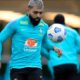 Gabigol em treino pela seleção