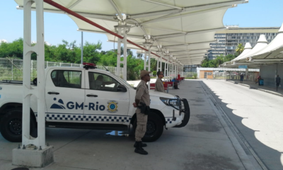 Guarda Municipal durante fiscalização no Rio