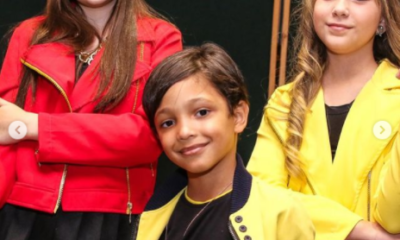 Imagem de três crianças