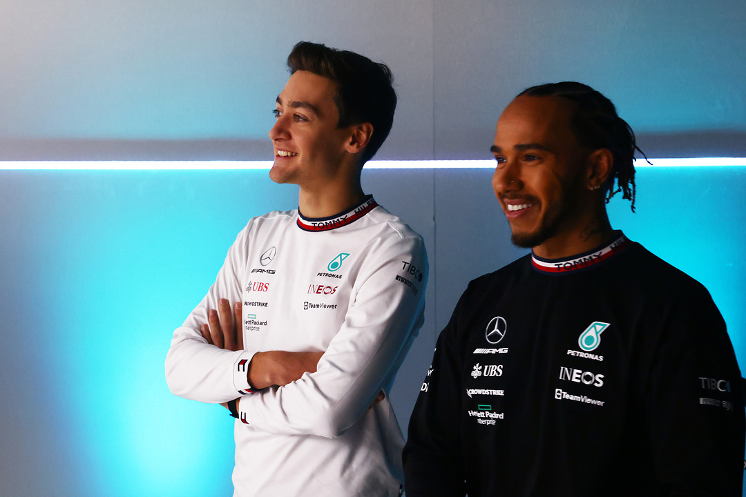 Hamilton e Russel, nova dupla de pilotos na Mercedes