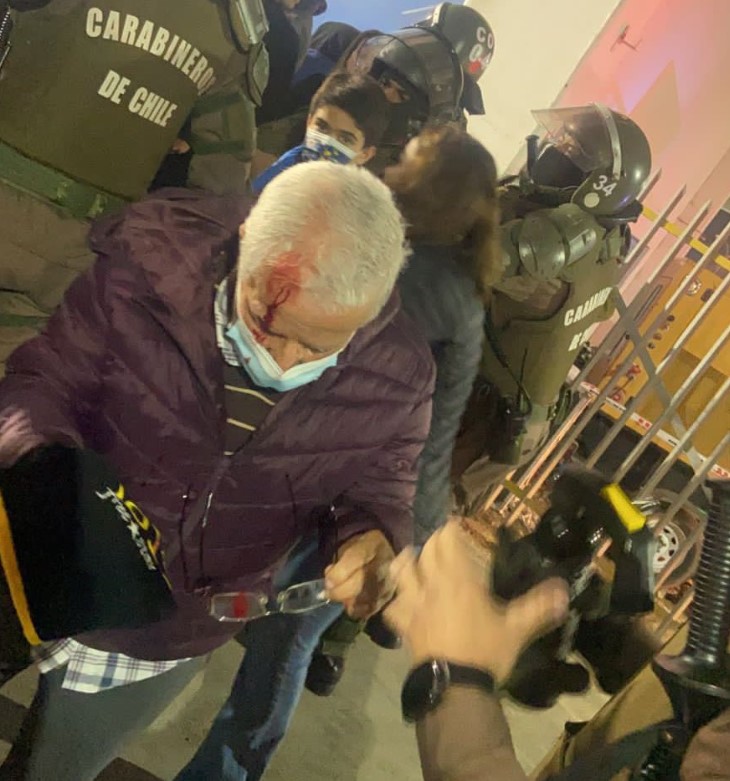 Um idoso ficou ferido na partida entre Flamengo e Universidad Católica