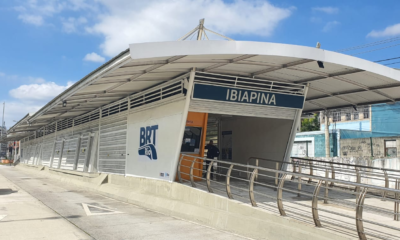 Fachada da estação do BRT Ibiapina