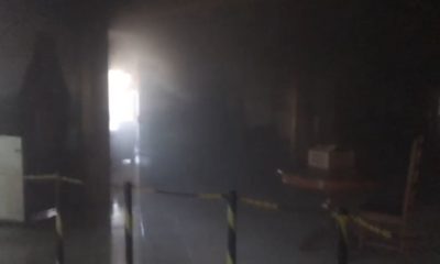Incêndio atinge igreja Santa Edwiges, em São Cristóvão