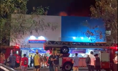 Incêndio em loja de eletrodomésticos na Tijuca