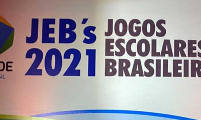 Banner dos Jogos Escolares Brasileiros de 2021