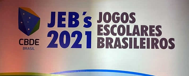 Banner dos Jogos Escolares Brasileiros de 2021
