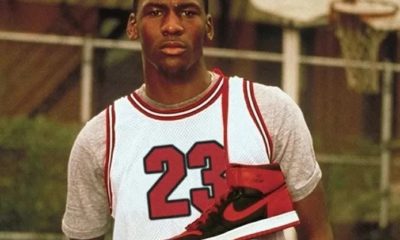 Michael Jordan e o tênis Air Jordan 1