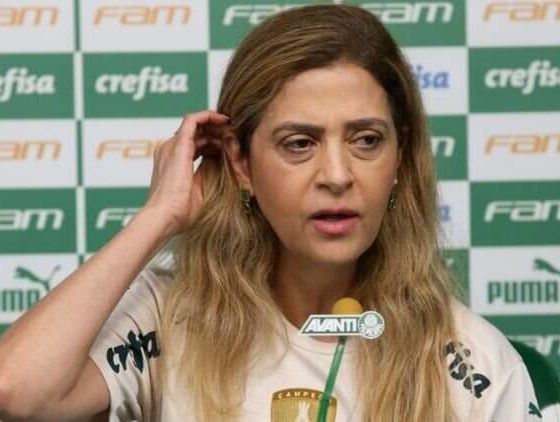 Leila Pereira, presidente do Palmeiras