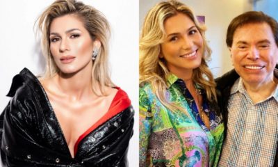 Lívia Andrade e Silvio Santos