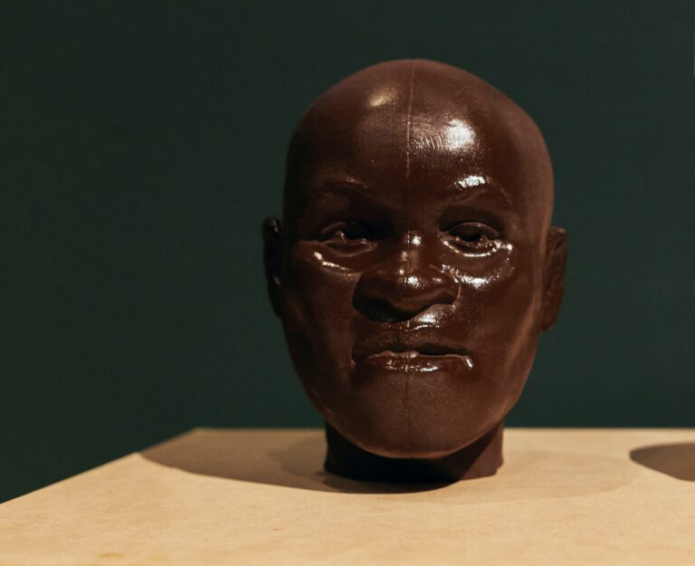 A reconstituição facial da Luiza estará em exposição, juntamente com uma réplica de seu crânio recentemente produzida pelo Laboratório de Processamento de Imagens Digitais