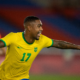 Malcom fez o segundo gol brasileiro durante a prorrogação