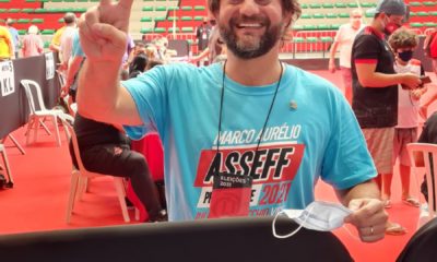 Candidato Marco Aurélio Asseff na eleição do Flamengo