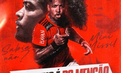 Marinho é anunciado pelo Flamengo — Foto: Reprodução