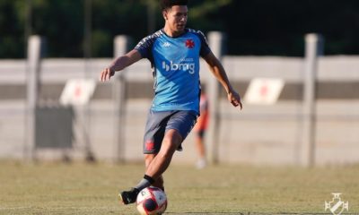 Marquinhos Gabriel durante treino pelo Vasco