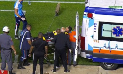 Marcelo Silva, massagista do São Paulo, passou mal no banco de reservas durante o jogo do Tricolor paulista contra o Fortaleza, pela Série A