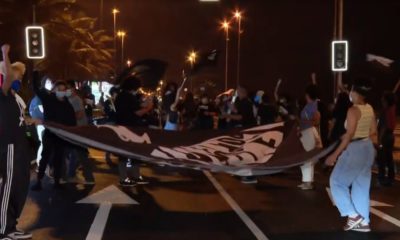 Ato pede por justiça após a morte de Moïse Kabagambe