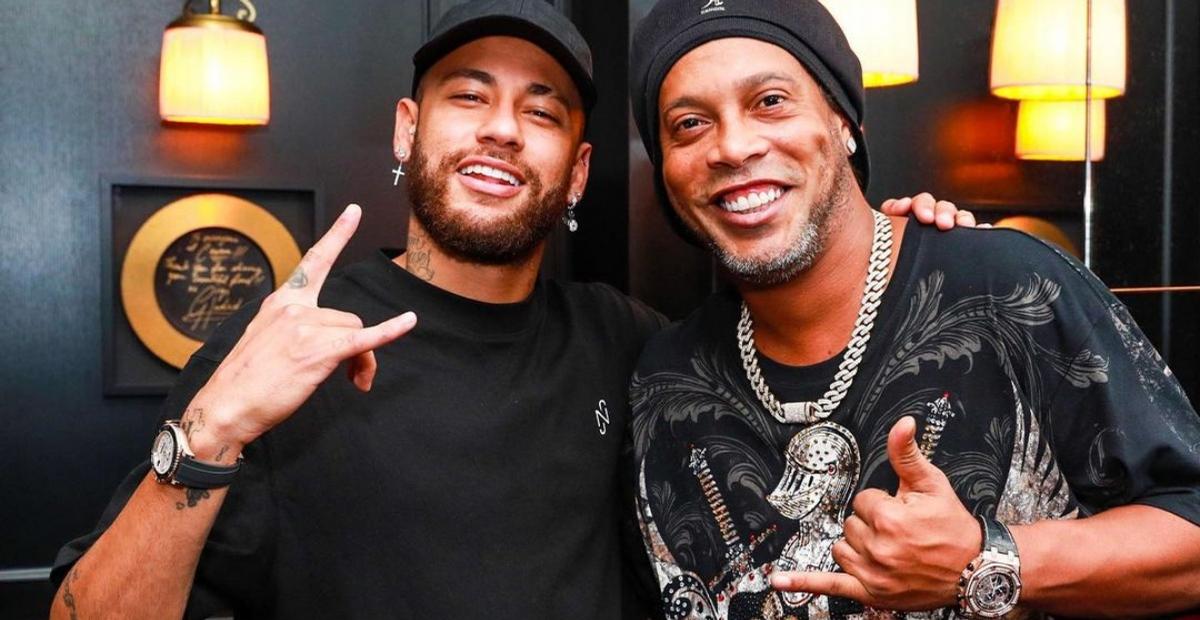 Neymar e Ronaldinho Gaúcho