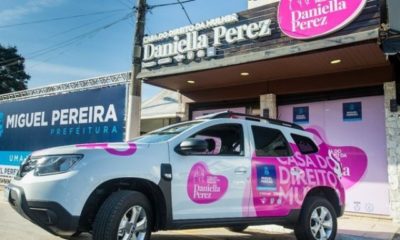 Na imagem, frente da Casa do Direito da Mulher