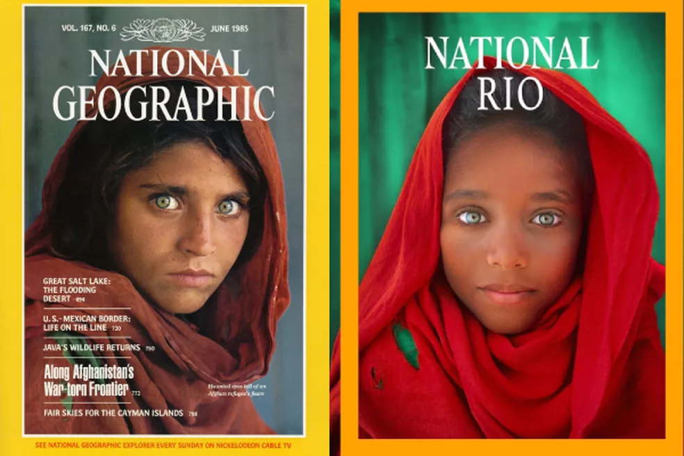 Capa da National e a versão com Davi: projeto ganhou o nome National Rio