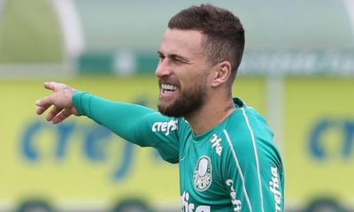 Lucas Lima em ação pelo Palmeiras