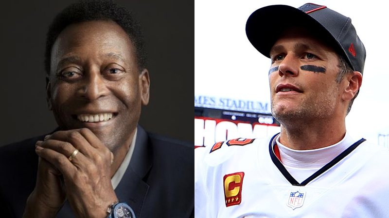 Pele e Tom Brady