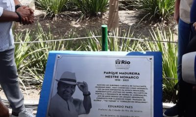 Imagem da placa do Parque de Madureira