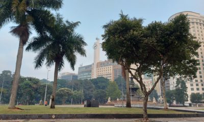 Na imagem, visual da praça Mahatma Gandhi, no Centro do Rio de Janeiro