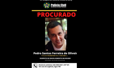 Empresário procurado pela polícia de Paraíba do Sul