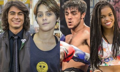 Rafael Vitti, Isabella Santoni, Felipe Simas e Jeniffer Nascimento estão no elenco de 'Malhação Sonhos' atualmente no ar pela TV Globo