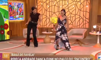 Rebeca Andrade ensina Fátima a dançar funk