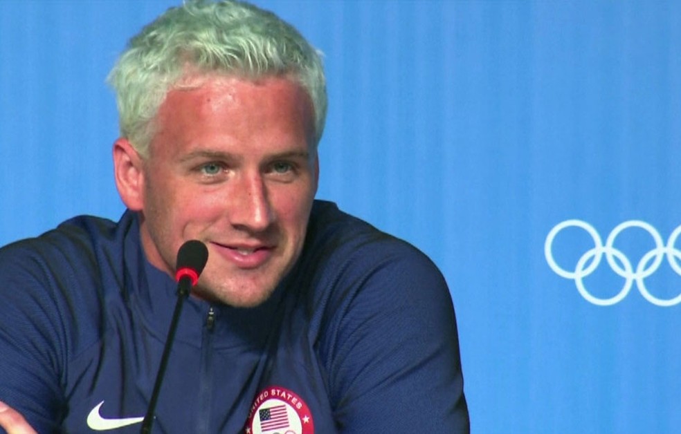 Na imagem, nadador Ryan Lochte