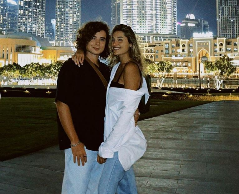 SAsha Meneghel e o marido João Figueiredo em Dubai