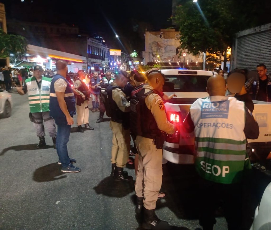 agentes da Secretaria Municipal de Ordem Pública em ação