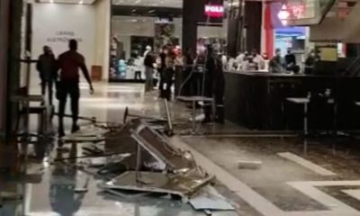 teto desaba no via parque shopping