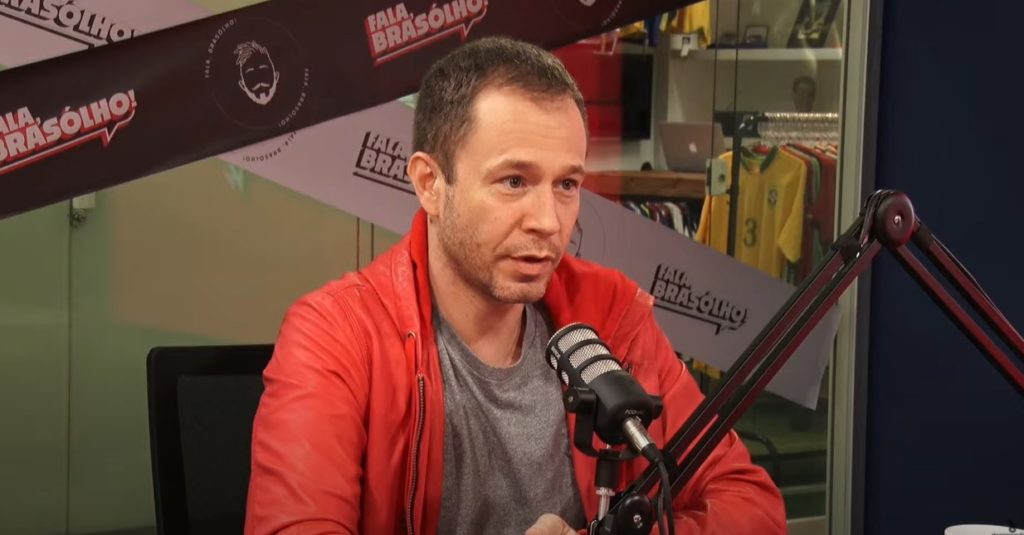 Tiago Leifert no "Fala Brasólho!", do Desimpedidos