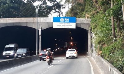 Túnel Rafael Mascarenhas será interditado no sentido Gávea