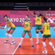 Meninas do Brasil comemoram vitória sobre o Japão. Foto: Reprodução Instagram/ CBV