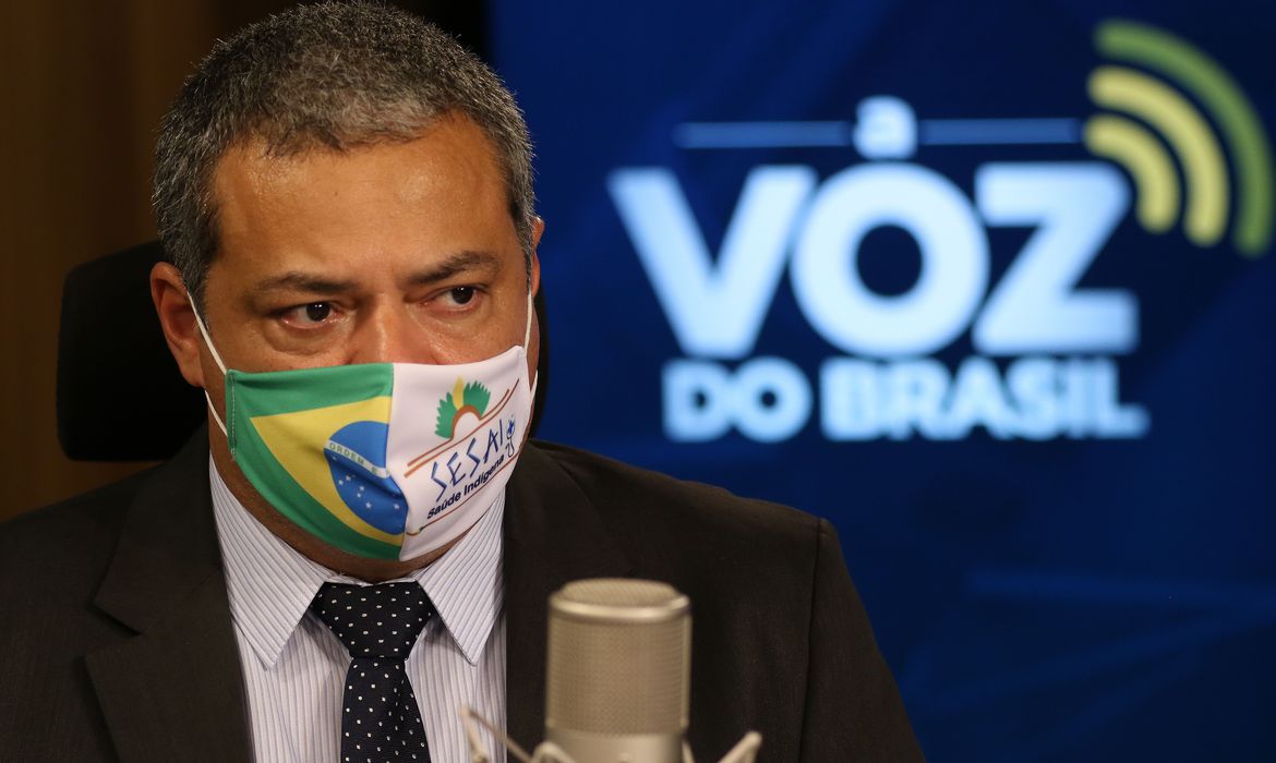 Robson Santos da Silva, Secretário Especial de Saúde Indígena do Ministério da Saúde, participa do programa A Voz do Brasil