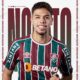 Nonato com a camisa do Fluminense