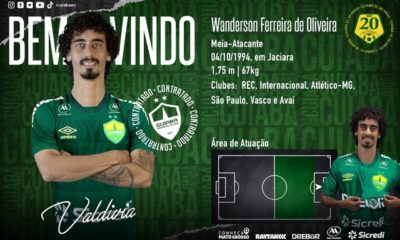 Valdívia é anunciado pelo Cuiabá