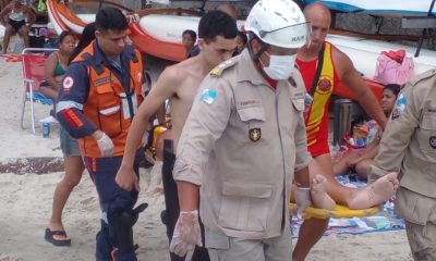 Idoso atropelado por moto aquática na Urca