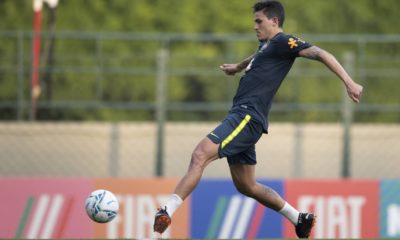 Pedro com a Seleção Brasileira