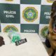 Cão farejador encontrou a droga durante um treinamento na Quinta da Boa Vista